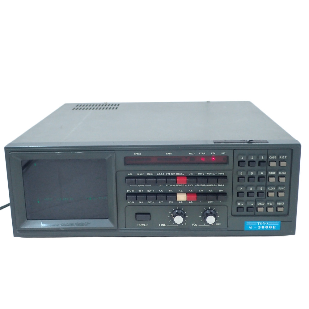 Tono Theta 5000E CW RTTY Decoder With Keyboard Untested