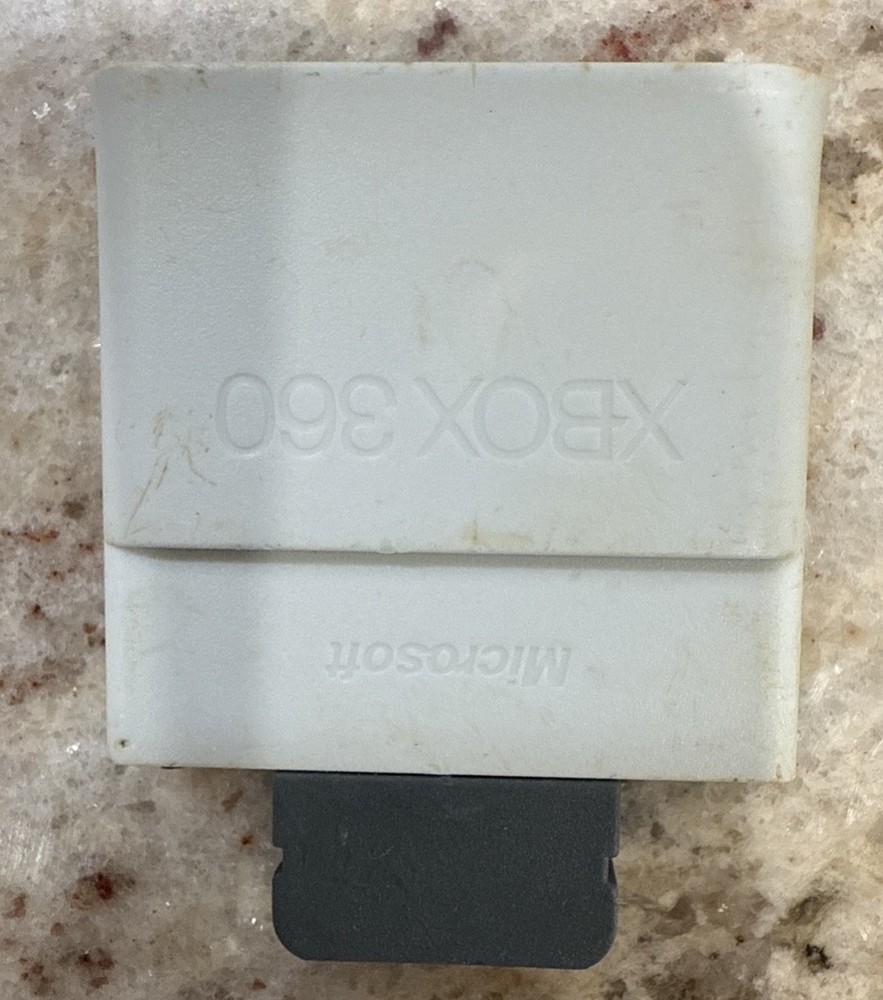 Microsoft XBOX 360 Memory Card Unit 512MB ~ White & Gray Untested