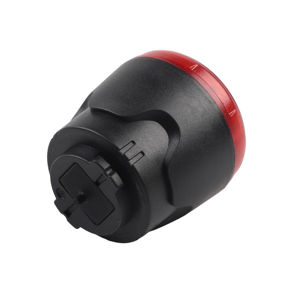 LED Tail Light with Domed Lens for Increased Side Visibility While Riding