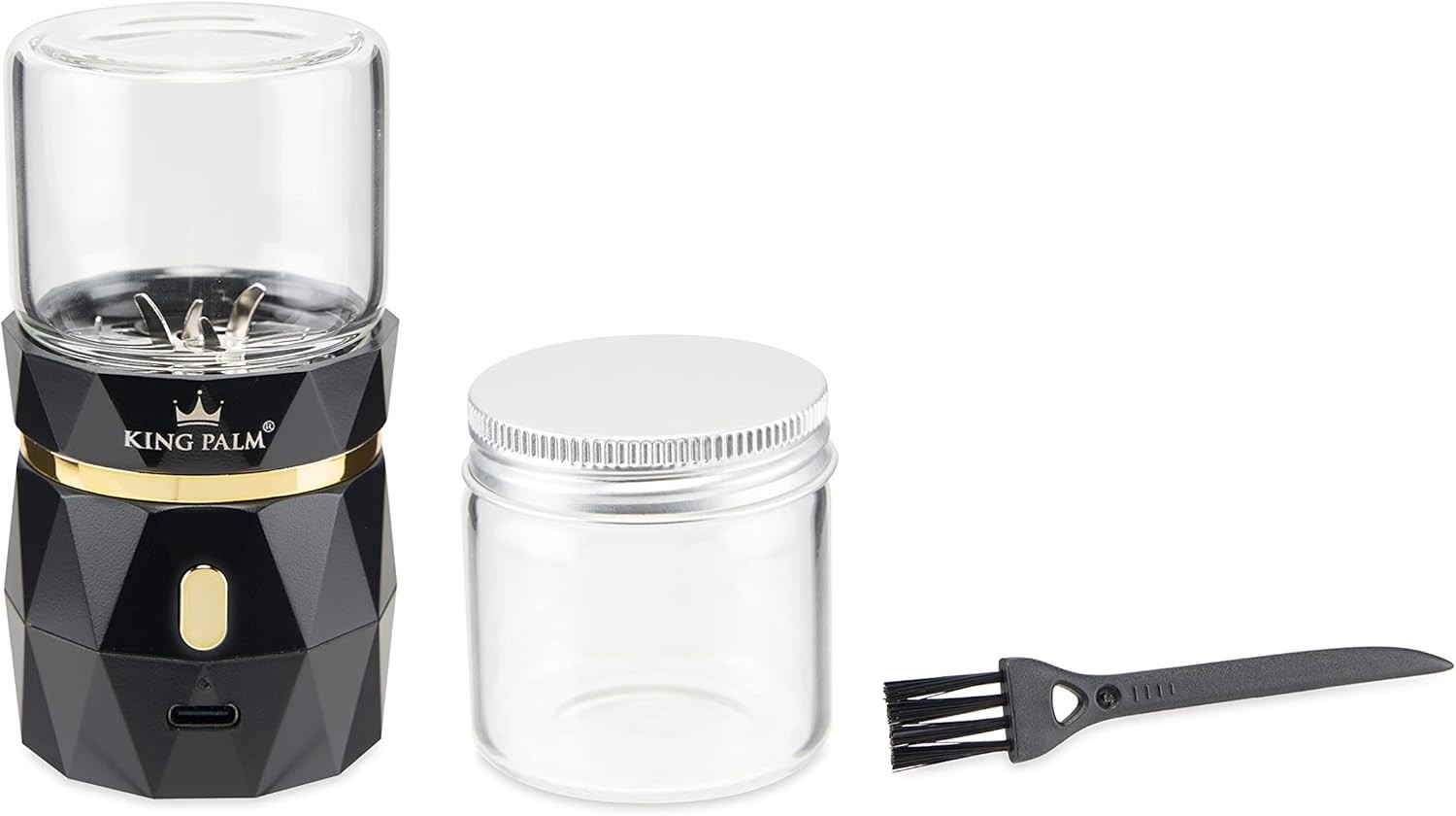 King Palm Electric Spice Grinder, USB Rechargeable Electronic Grinder Automatic