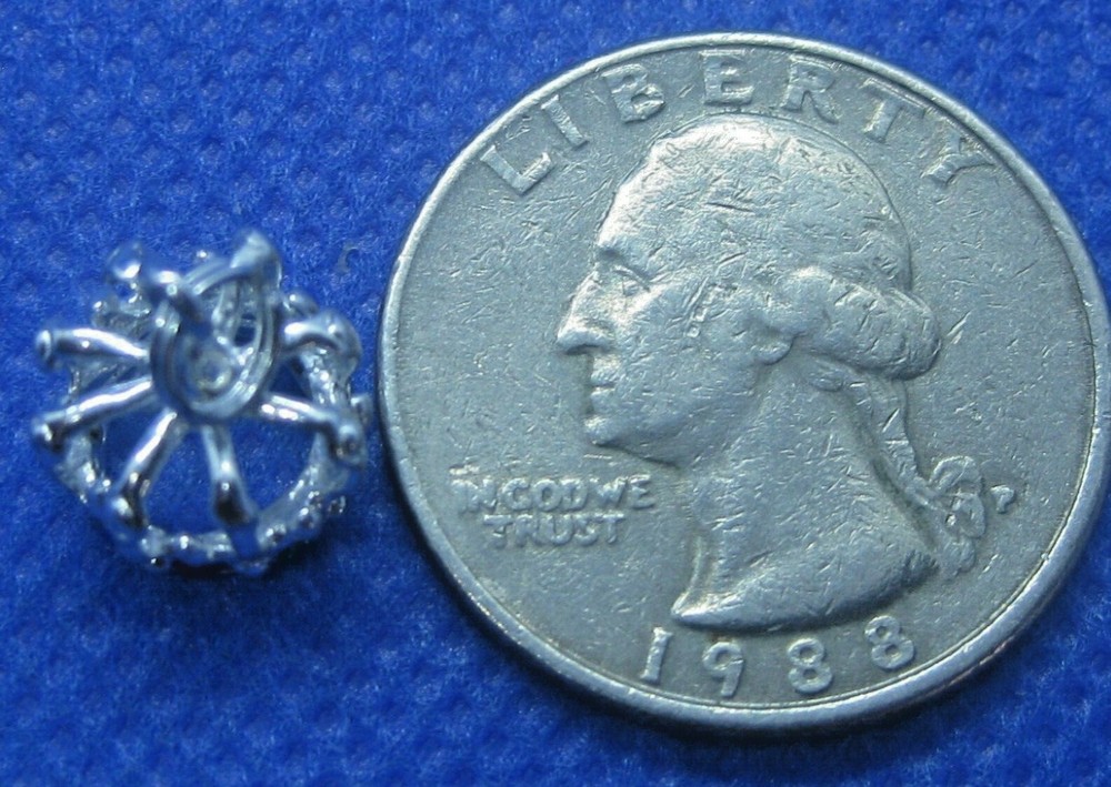 Sterling Silver Crown Charm