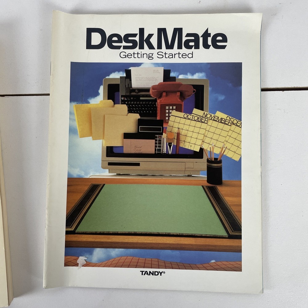 Tandy Deskmate Users Reference Manual 1988 Radio Shack Tandy Computer Manual