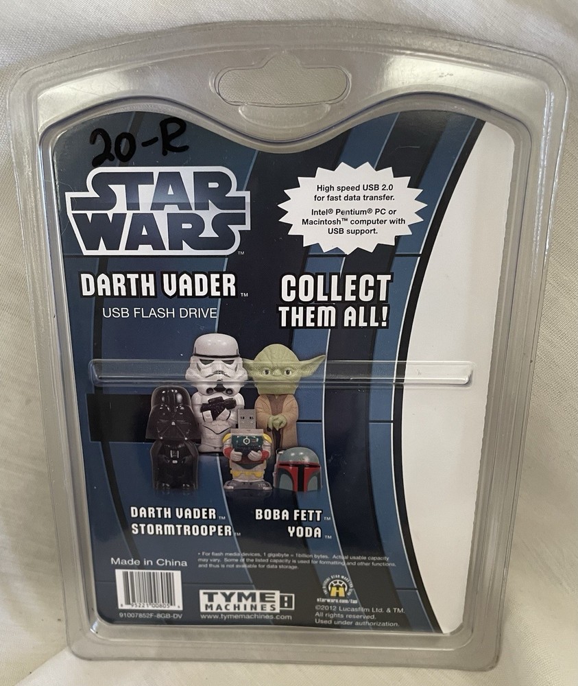 New Star Wars Darth Vader 8GB USB Flash Drive