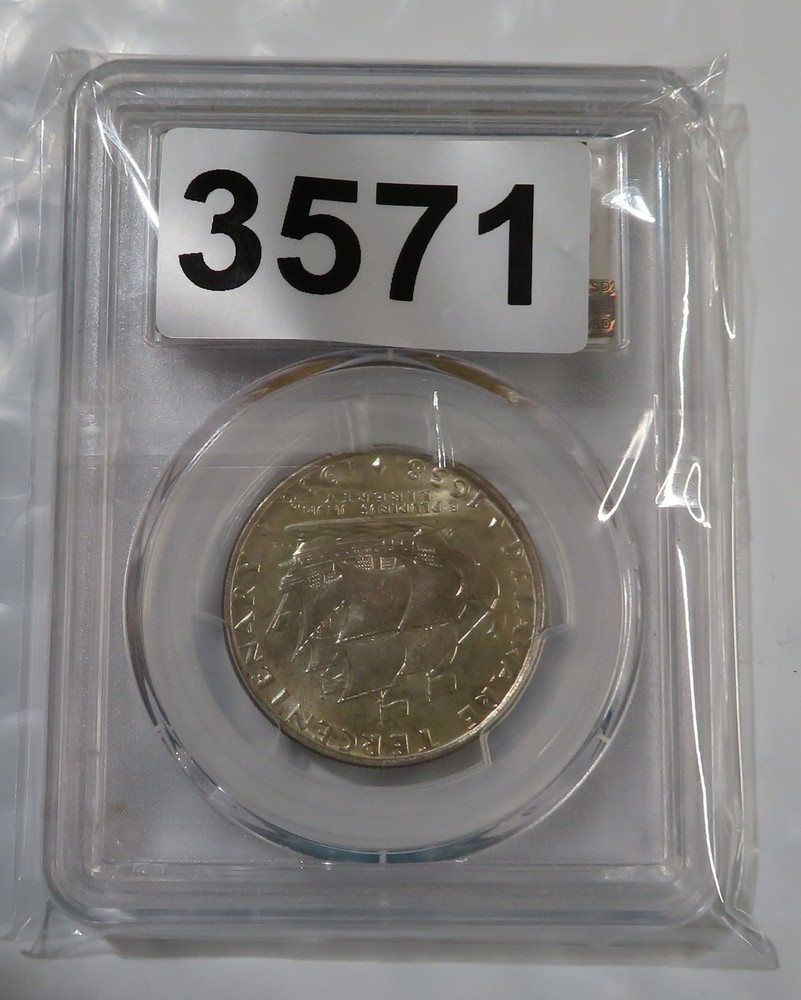 1936 - Delaware Commemorative Half Dollar - PCGS MS66
