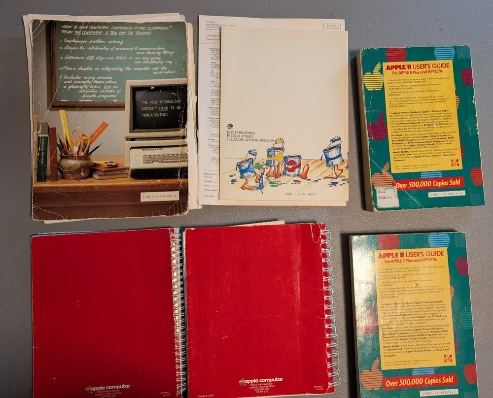 Apple II graphics and educational books