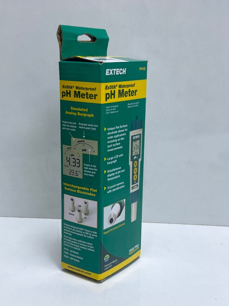 EXTECH PH100 EXSTIK WATERPROOF PH METER