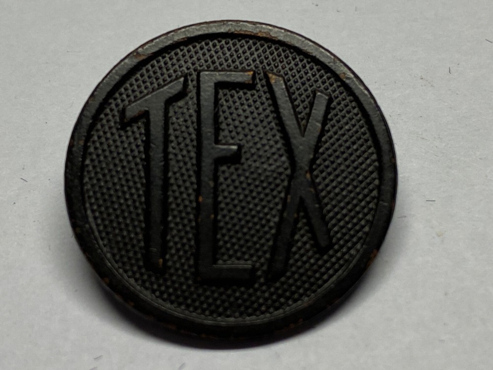 WWI, STATE COLLAR DISK, TEXAS, TYPE 1, PINBACK