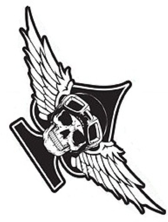 MOTORWORK SKULL STICKER DIE CUT
