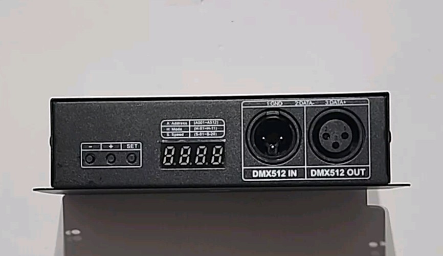 DMX 512 Digital Display Decoder Dimming Driver DMX512 Controller for LED RGBW