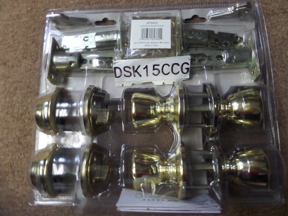 Proguard Project Pack Polished Brass Combo Lockset