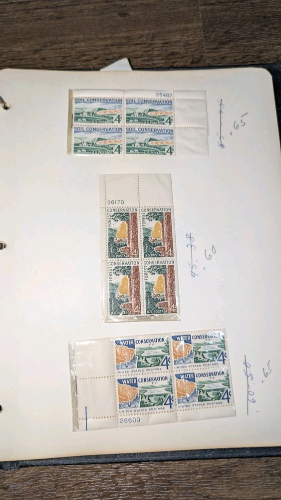 Stamps The American Plate Block Album & The All American Stamp Album 1958 Read**