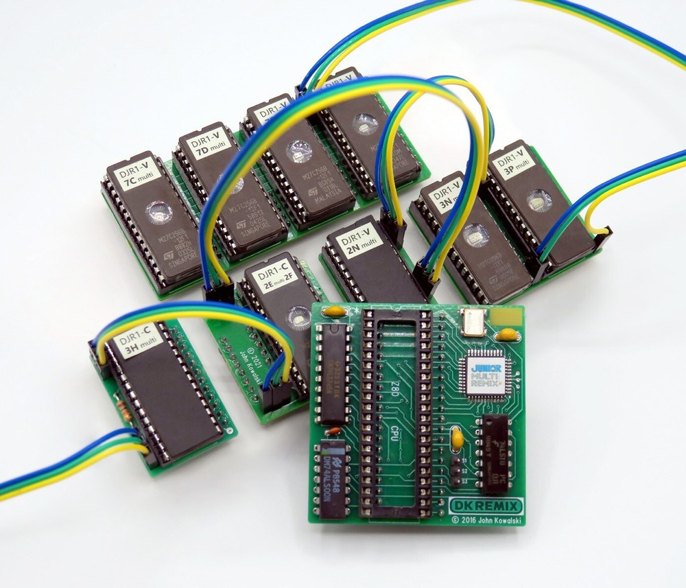 Double Donkey Kong Multi Remix multi-game kit for Donkey Kong Junior arcade PCB