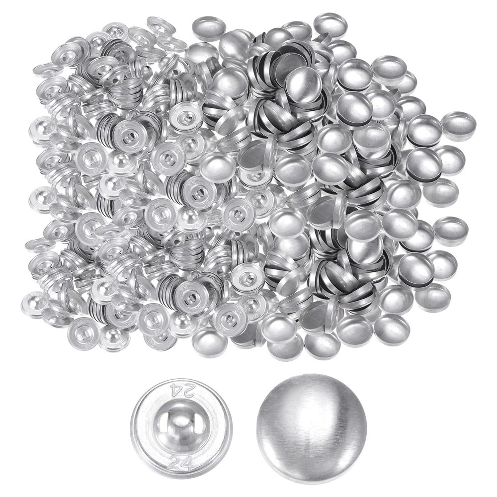 500 Set Button Supplies 24L(15mm/0.6") for Button Maker Machine