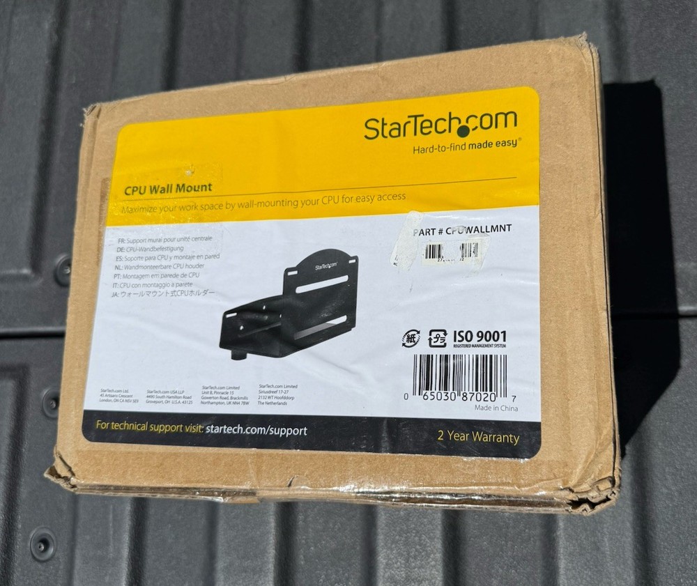 NEW StarTech CPUWALLMNT CPU Wall Mount