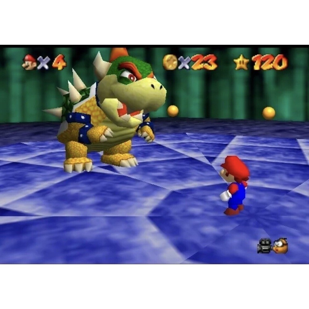 Nintendo 64 N64 System / Console Bundle + Cables + 2 Controller + Super Mario 64