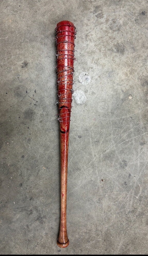 "Lucille"  REAL Negan Hardwood Replica-Apocolypse Version🩸
