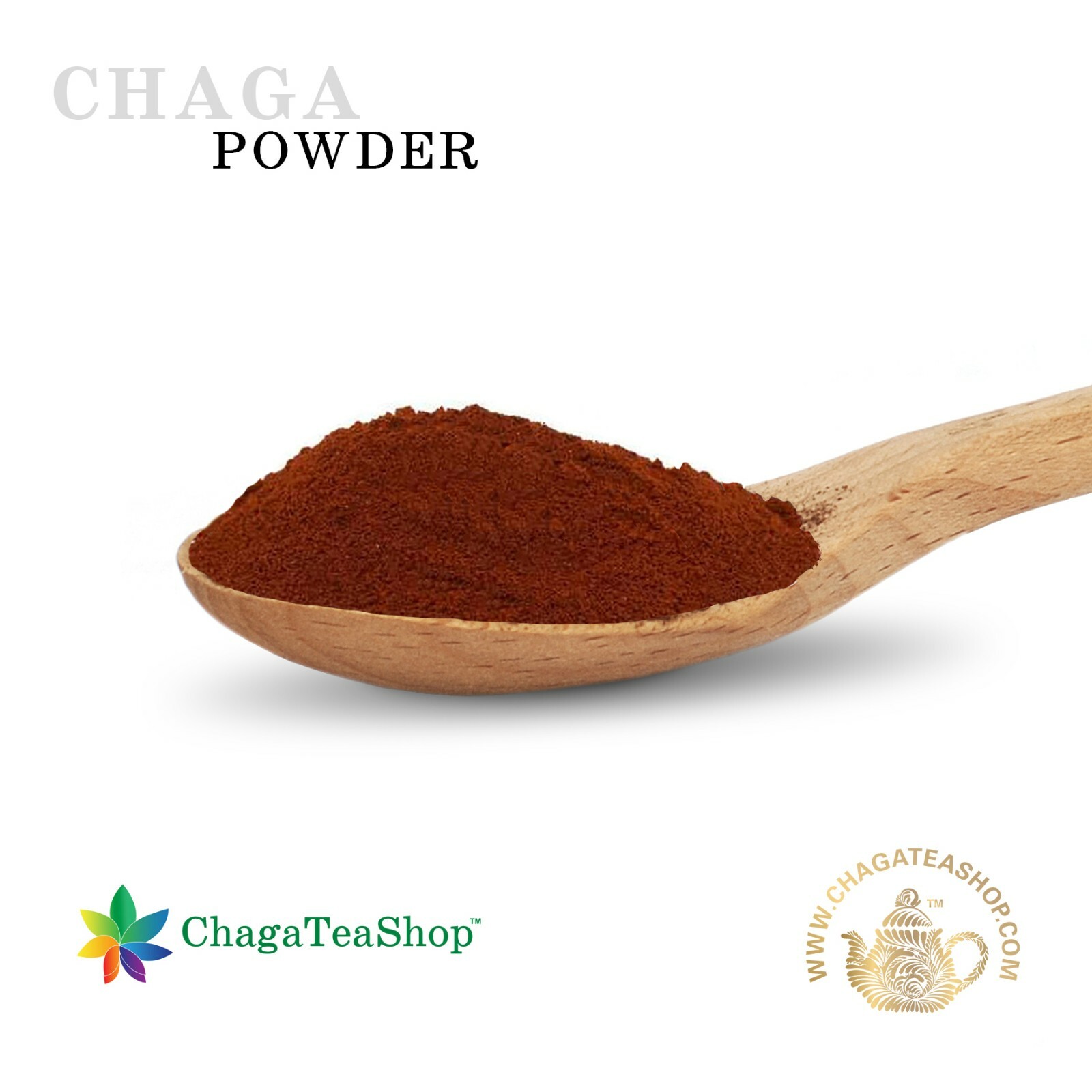 All Natural Siberian Chaga Mushroom Raw Powder Wild Harvested, Supreme Quality
