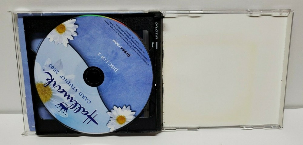 Hallmark Card Studio 2005 PC 2 CD Sierra Creative For Windows 98/ME/2000/XP