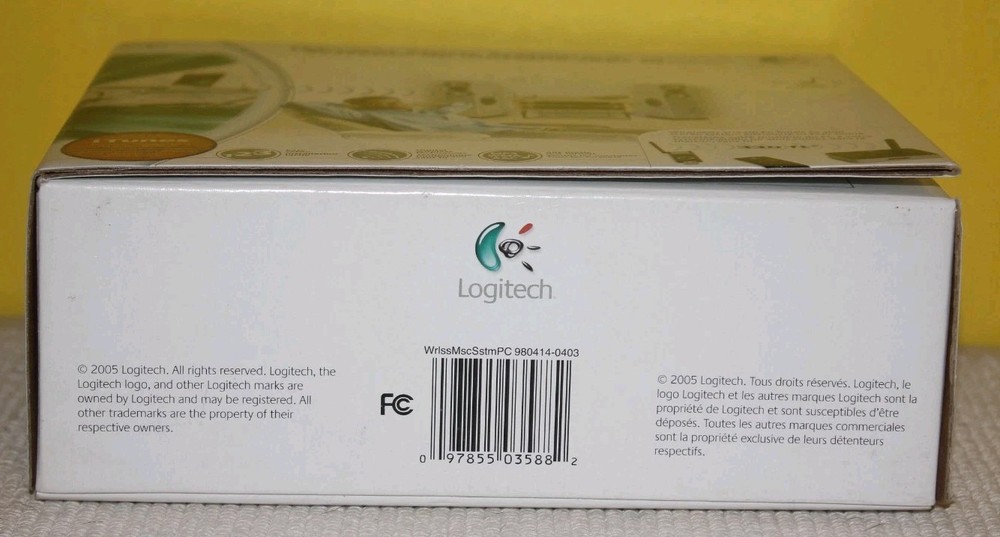 2005 LOGITECH WIRELESS MUSIC SYSTEM FOR PC. READ THE DESCRIPTION.