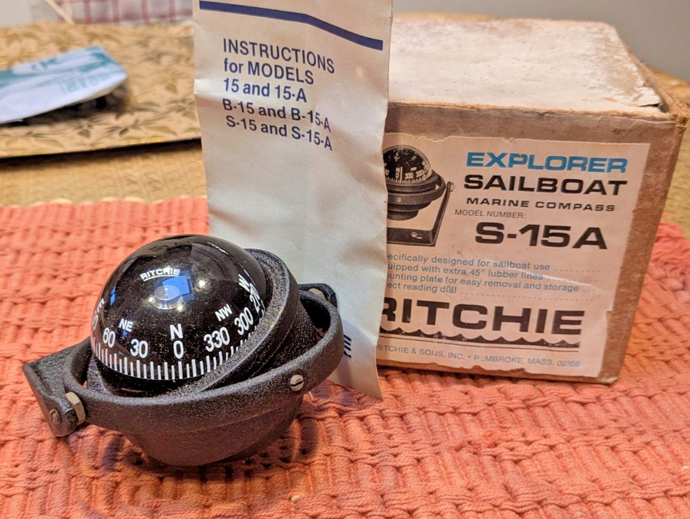 NOS RITCHIE EXPLORER SAILBOAT S15A COMPASS