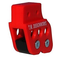 TM Designworks Swingarm Rear Chain Guide w/ Wear Pad Red Honda TRX 400EX 400X