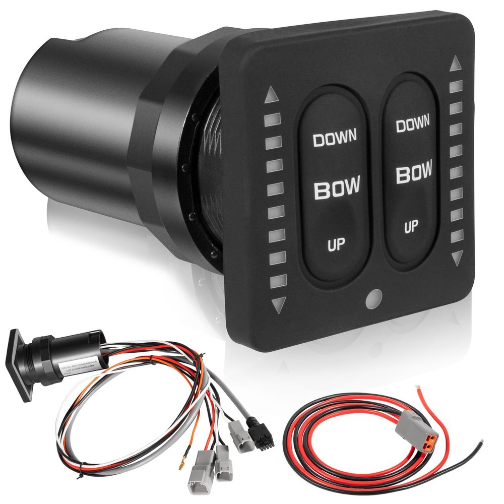Replace for Lenco 15170-001 LED Indicator Integrated Tactile Trim Tab Switch Kit