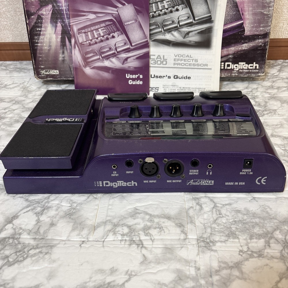 DigiTech Vocal 300 Vocal Multi-Effects Processor Voice Changer with Adapter
