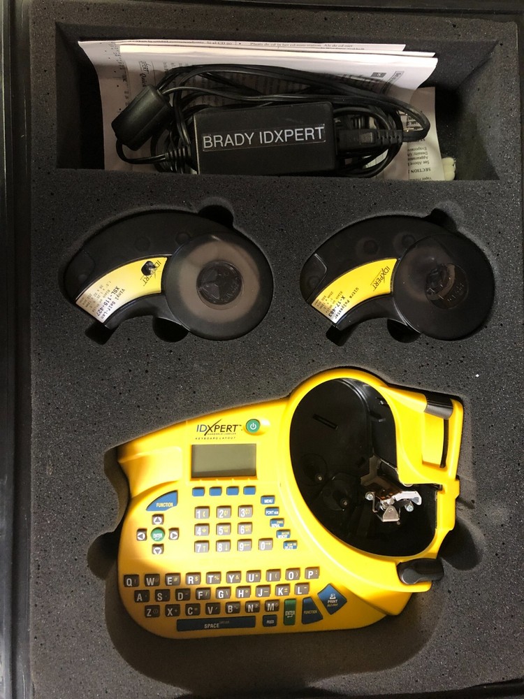 BRADY IDXPERT Keyboard Handheld Labeler W/ Case