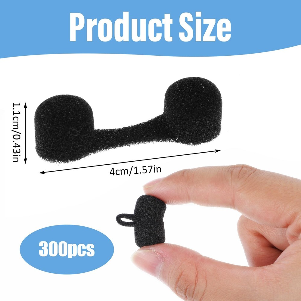 Nose Plug Filter Disposable Dust Filters Bulk Sponge 100 Pcs