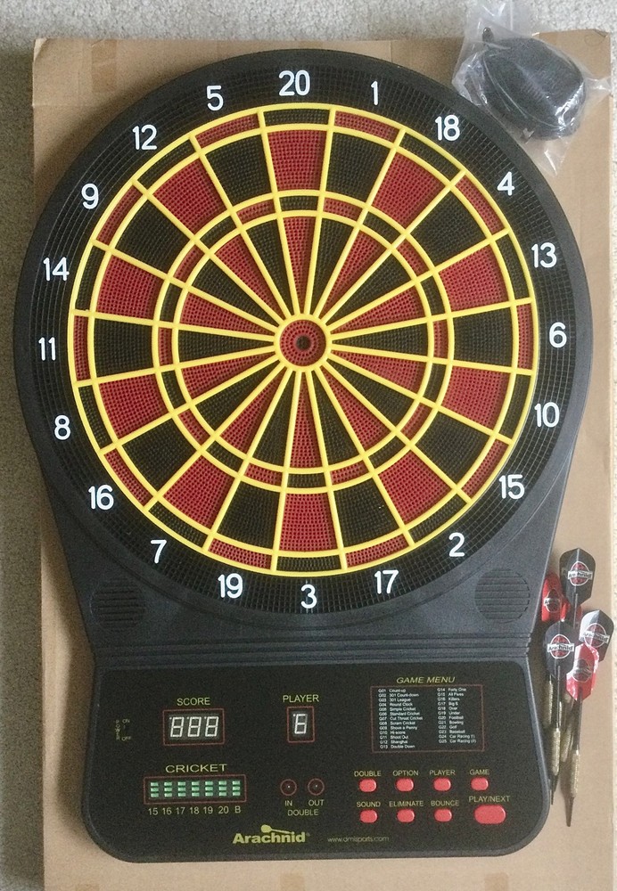 Arachnid Cricket Master 75 Electronic Dartboard Game for Soft-Tip Darts