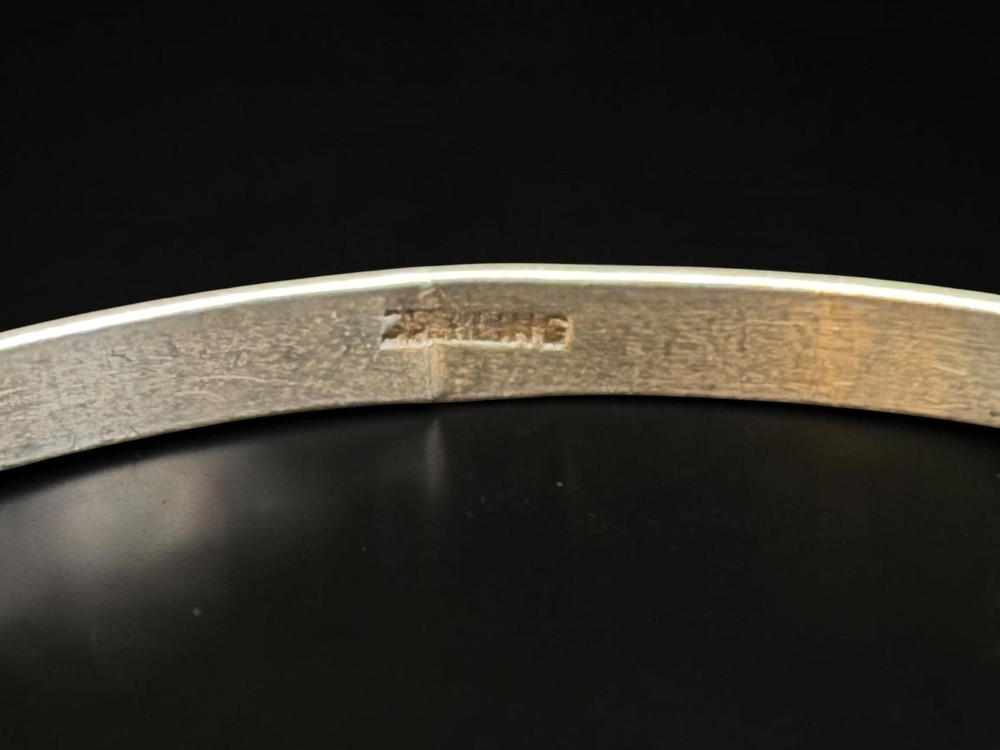 Vintage 925 Sterling Silver Stackable Bangle Bracelets Lot 5 Mixed Pattern 24g