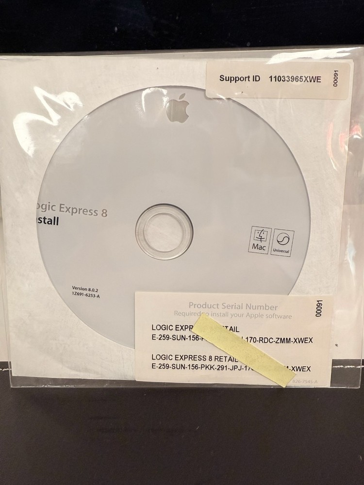 Apple Logic Express 8: Music Editing/Composing for Intel-based (Mac) CIB w/Key