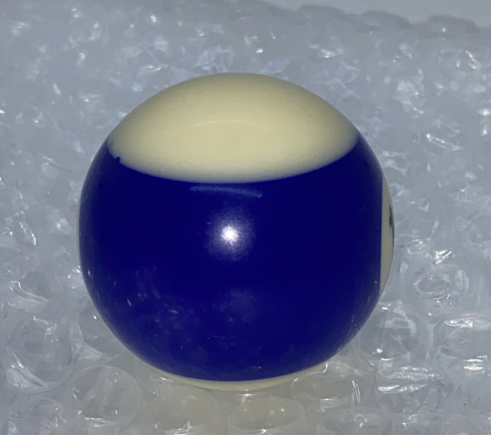 Replacement 1.5" Mini Billiard Pool Ball #10 Blue Stripe.