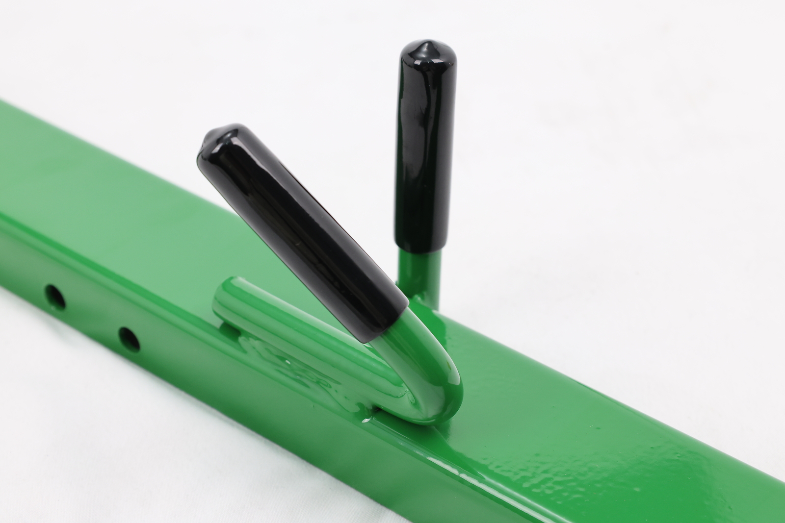 GREEN 3 Place Weedeater Trimmer Racks For OPEN Landscape Truck&Trailer w/ Lock