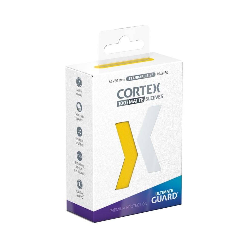 Ultimate Guard - Cortex Sleeves - Standard Size - 100ct Matte - Yellow