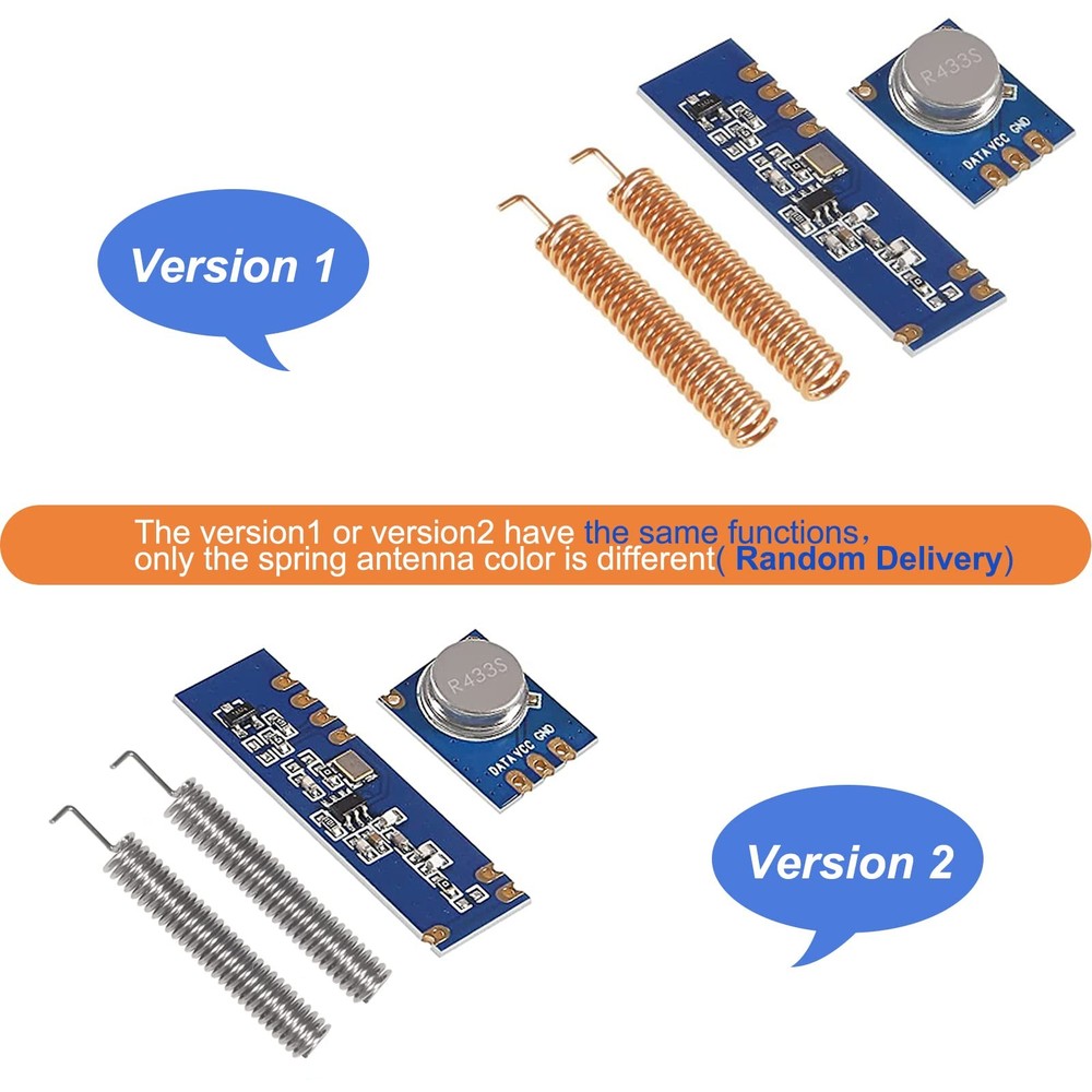 AITIAO 4Sets 433MHz Ask STX882 SRX882 Wireless Remote Control Small