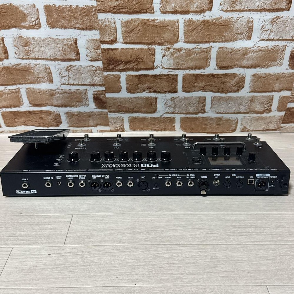 Line 6 POD HD500X Multi Effects Guitar Processor Amp Simulator Floor Pedal