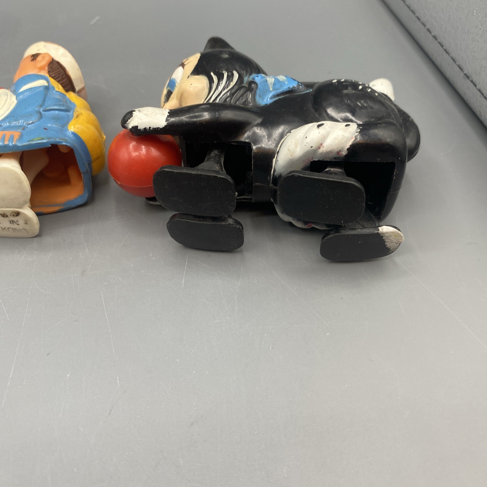 Vintage 1960’s Marx Ramp Walker Lot Of 5 Penguins/Sailors/Soldiers/Cat