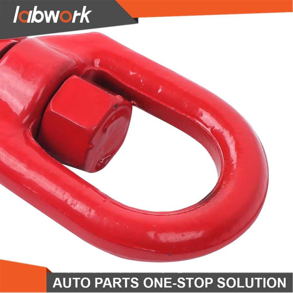 Labwork 3 Ton Locking Swivel Hook 5/8" Grade 80 Lifting Hook Rigging with Latch