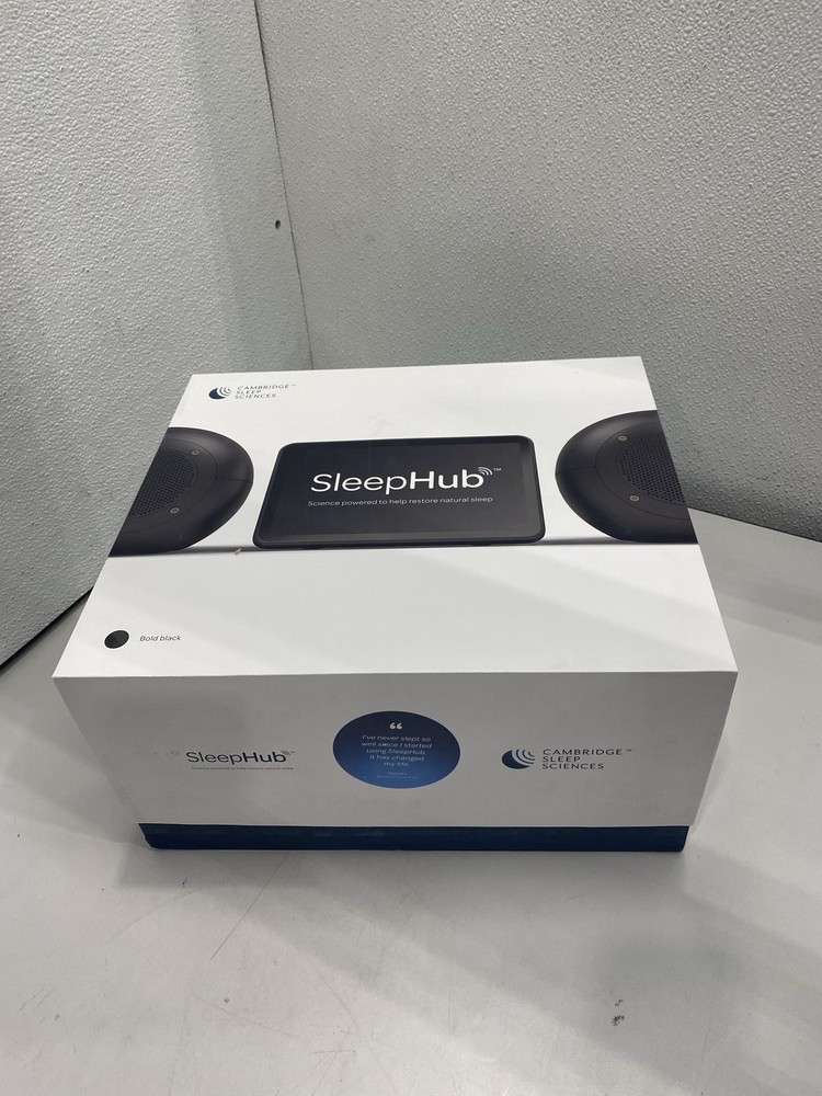 Cambridge Sleep Sciences Sleep Hub Bold Black