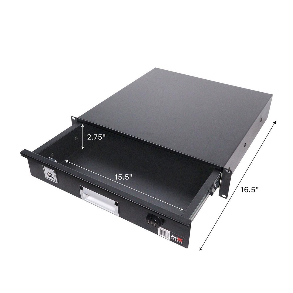 ProX T-2RD-18 2U Rack Drawer for 19" Rack Mount 18" deep