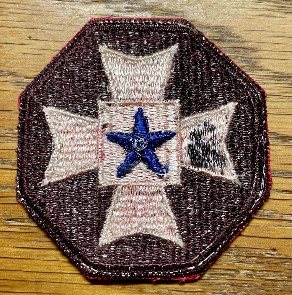 US MEDICAL COMMAND EUROPE PATCH - MERROWED EDGE - NO GLOW