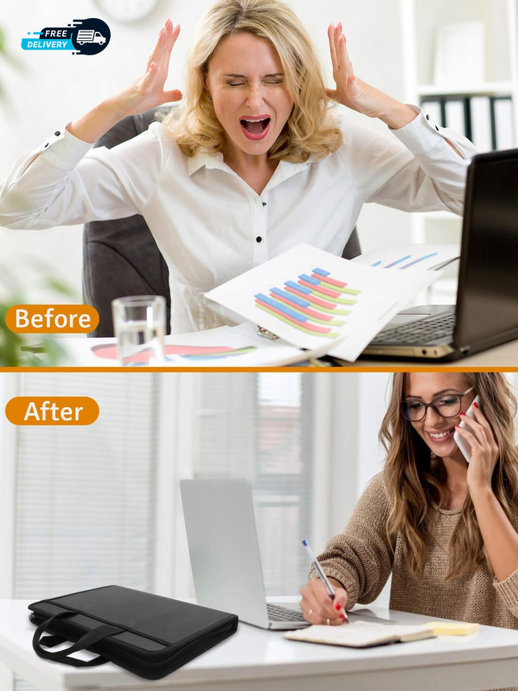 Important Document Organizer Folio Accordion File Organizer Fireproof