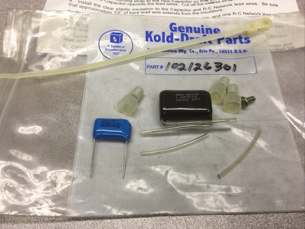 Kold Draft Actuator Capacitor Retrofit Kit 102126301