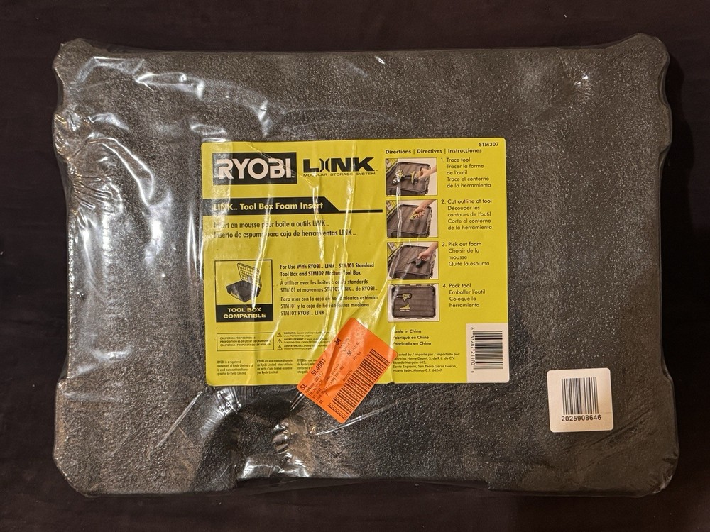 Ryobi -- LINK Tool BoxFoam Insert