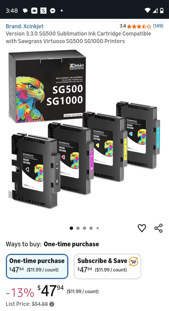 Sawgrass SG500 Sublimation Printer