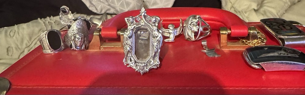 Tiny Vintage Sterling Silver Picture Frame