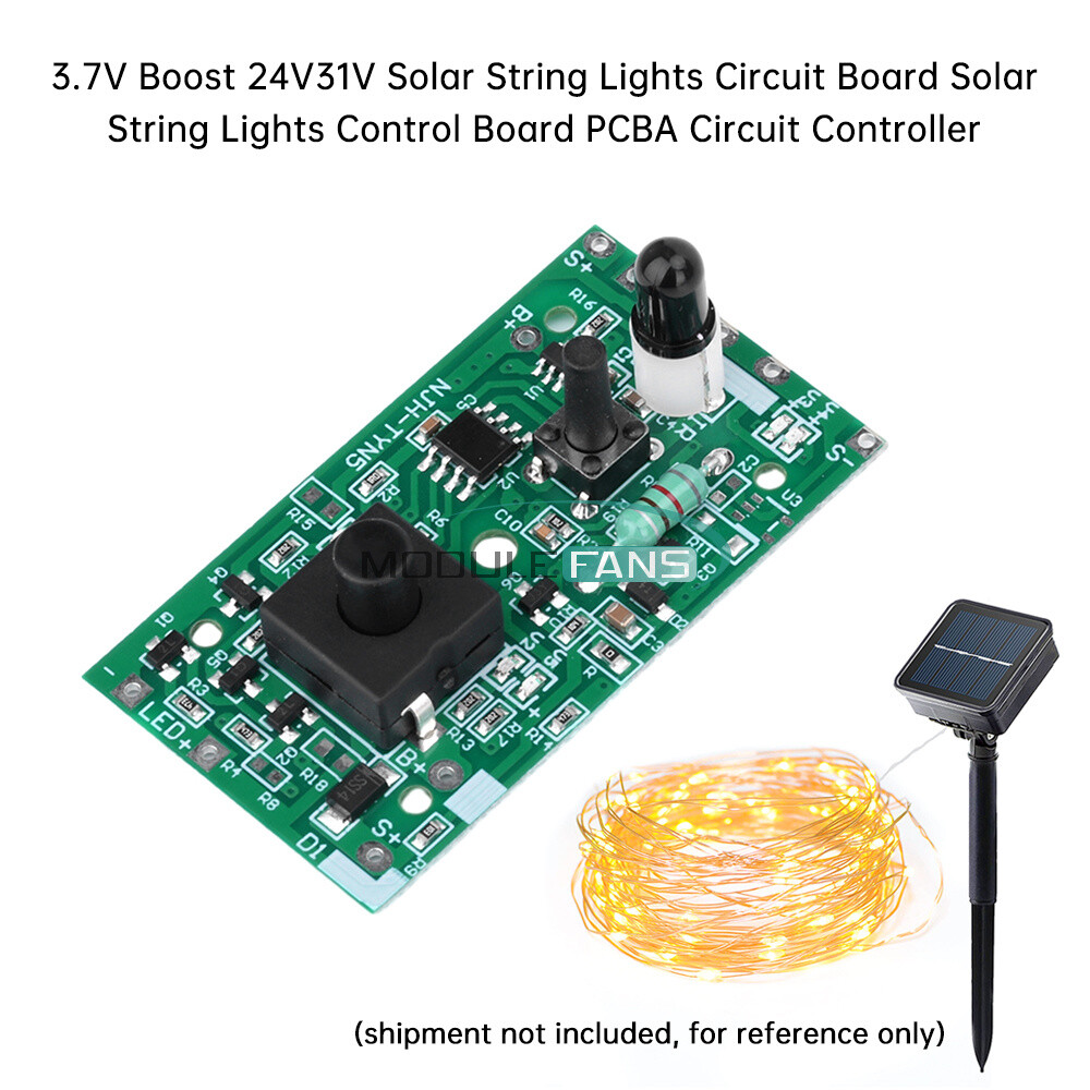 3.7V 5V Solar String Light Circuit Control Board PCBA Controller Switch Module