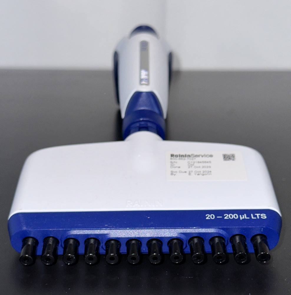 Rainin E4 Electronic Multi Pipette E12-200XLS+