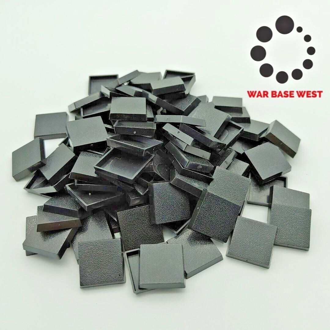 Lot Of 100 20mm Square Bases Used For Warhammer Fantasy Empire Skink Skaven